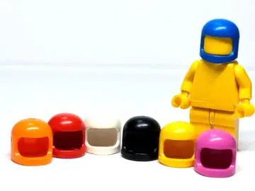 레고 레어 컬러 있음 스페이스 헬멧 7색 세트