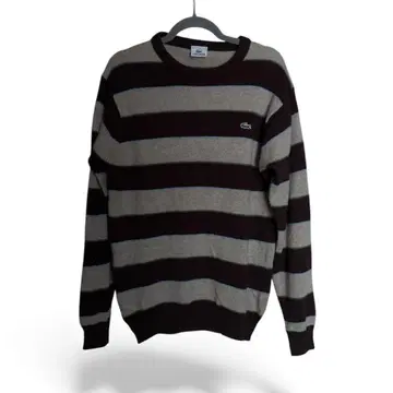 빈티지 구제 의류 LACOSTE 스트라이프 니트 스웨터 사이즈 4