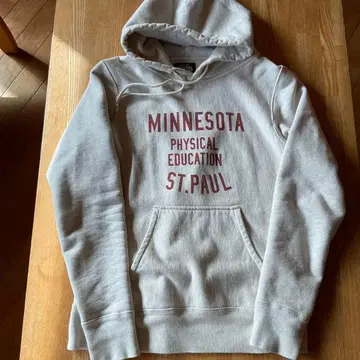 BEAMS 후드 맨투맨 오트밀 사이즈 L