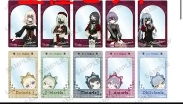 뱅드림 Ave Mujica 사진풍 클리어 시트 컴프 세트 10개