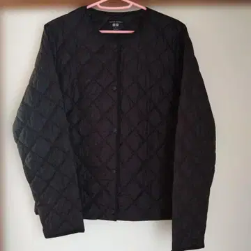 유니클로 WARMPADDED 워머 패디드 블랙 수납 봉투 포함 새상품급