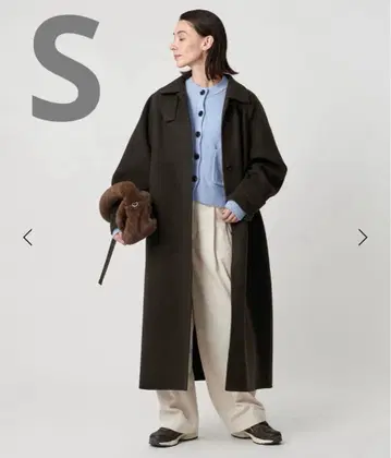 [ 새상품 ] BEAUTY&YOUTH 리버 스텐 칼라 롱 코트