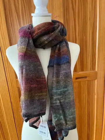 사토 섬유 멀티 컬러 숄