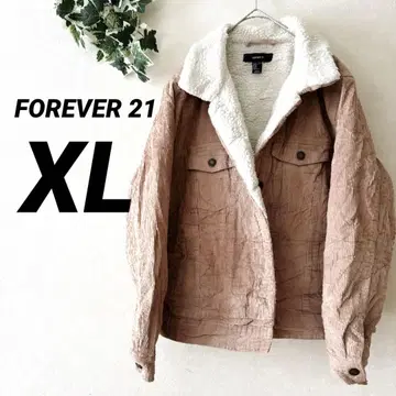 새상품급 FOREVER 21 [ XL ] 코듀로이 자켓 보아 안감