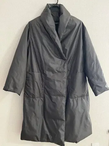 mizuiro ind 드레이프 라이트 다운 코트