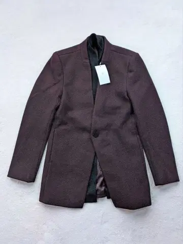 미국제 FRANKLIN MUSK 캐시미어 100% 노카라 자켓