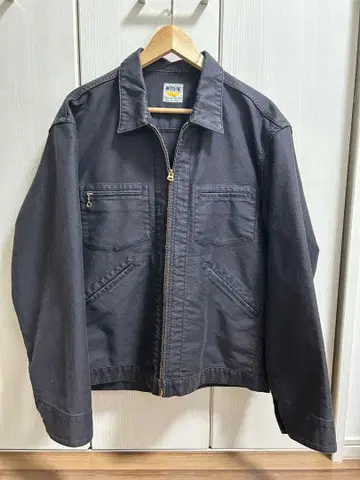 새상품급 미션 디스트릭트 몰스킨 자켓 블랙 L