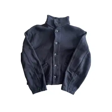 코트 숏 기장 블랙 버튼 페어리 그런지 위시코어 y2k