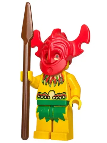 레고 LEGO 미니 피규어 롱고족 민족 숲의 주민 아이템 세트