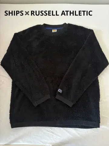 SHIPS x RUSSELL ATHLETIC 보아 플리스 블랙 M