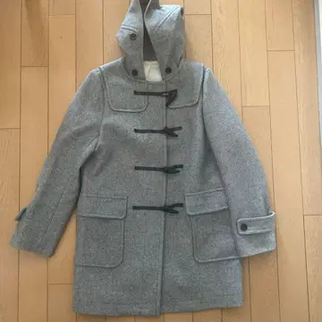 그레이 더플 코트 L MUJI