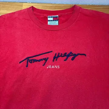 Tommy Hilfiger 레드 T셔츠