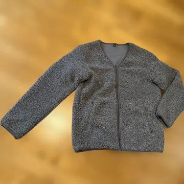 UNIQLO 그레이 보아 플리스 자켓 M 사이즈