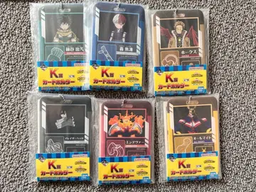 제일복권 히로아카 K상 카드 홀더 6종 세트