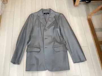 abx. 실버 가죽 자켓 사이즈 2