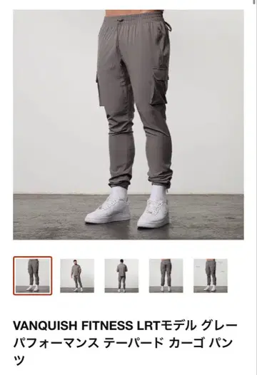 Vanquish Fitness LRT 모델 그레이 카고 팬츠