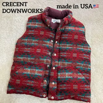 미사용 USA제 크레센트 다운 웍스 네이티브 울 다운 베스트 S