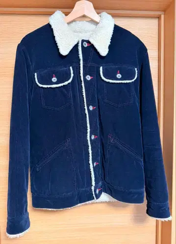 네이비 코듀로이 L 사이즈 Med Phorgun 호우간 Spaz