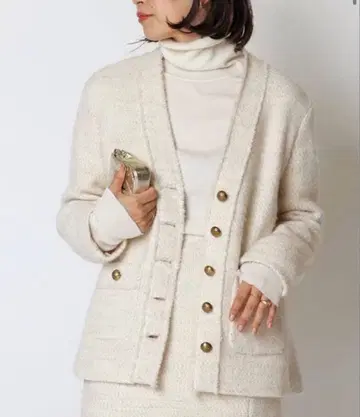 [ 새상품급 ] 두지엠 클라세 MUSE 트위드 자켓