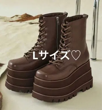 Darich 트리플 밑창 엔지니어 부츠 BRN L 사이즈