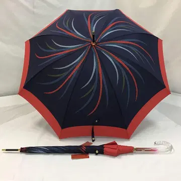 로베르타 페더 라인 점프 우산 레드