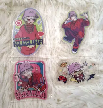 니지산지 아크릴 스티커 쿠츠하 전 4종 컴플리트