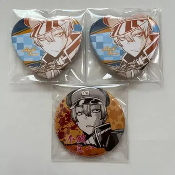 도겐안귀 애니메이트 하트형 캔뱃지 원형 캔뱃지 후와 신이치