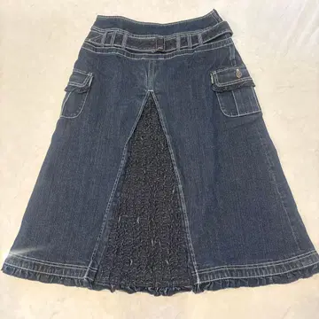 핑크하우스 데님 스커트 L사이즈