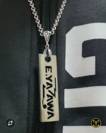 E.YAZAWA 목걸이 탑 실버 스테인리스