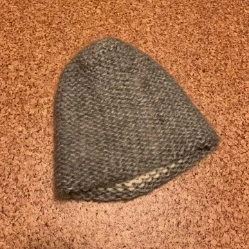 arth 아스 니트 모자 화이트 그레이 56-58 일본제