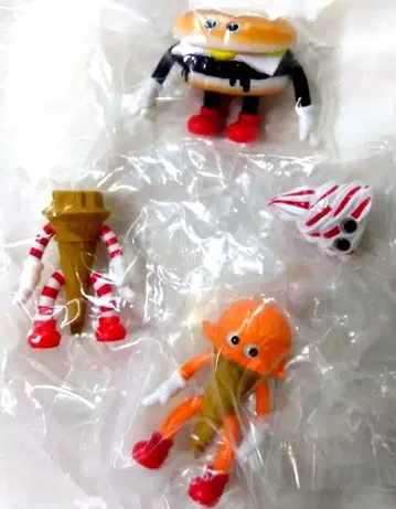 오늘만 가격 인하 플레이버스 햄버거 아이스 피규어 3종 세트