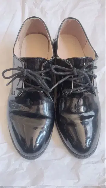 가죽 신발풍 신발 블랙, 가죽 신발이 아닙니다