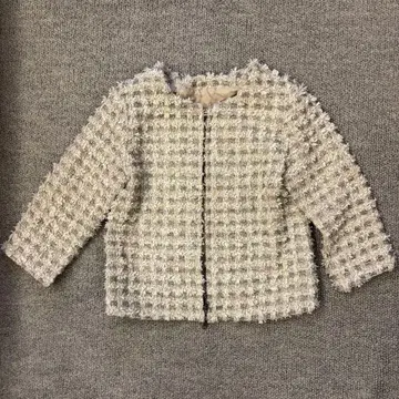 Whim Gazette 노카라 체크 자켓 일본제