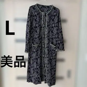 와코루 L 마타노 아츠코 룸웨어 원피스 파자마 면