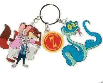 주토피아 2 닉 주디 게리 3 아크릴 키링