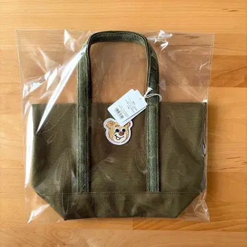 페일러 올드 테디 와펜 토트백 카키 소 feiler