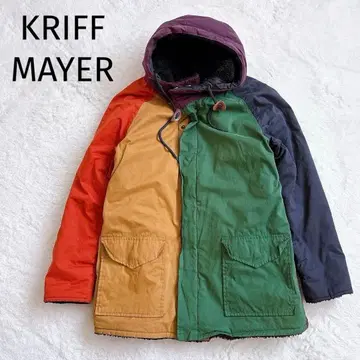 클리프 메이어 멀티 컬러 블루종 리버서블 보아 후드티 M