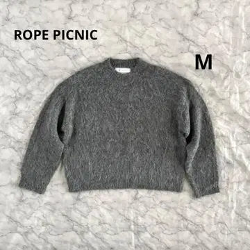 ROPE PICNIC 로페피크닉 그레이 모헤어 스웨터 긴팔 M