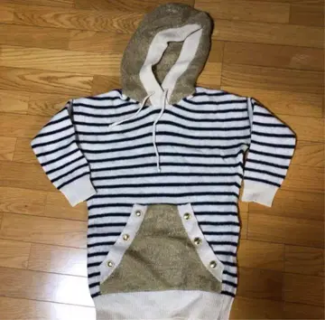 메르시보쿠 보더 니트 튜닉