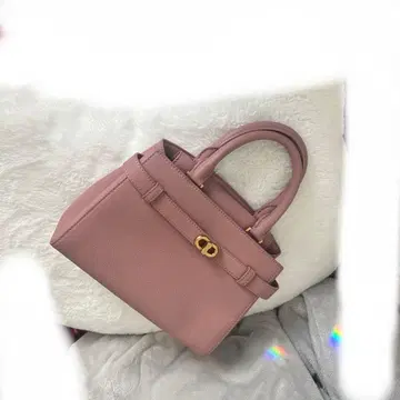 핑크 가죽 핸드백