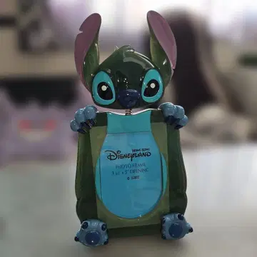 새상품급 초레어 홍콩 디즈니 한정판 스티치 보블헤드 사진 액자