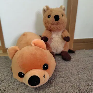 쿼카 왈라비 봉제 인형 2개 세트