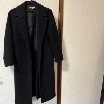 [ 발송 12/15까지 ] 쓰리닷 블랙 롱 코트 XS