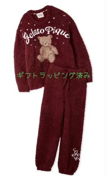 젤라또피케 스노우 베어 풀오버 & 롱 팬츠