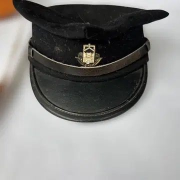 블랙 군모 스타일 모자 미니