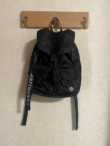 marimekko 블랙 백팩