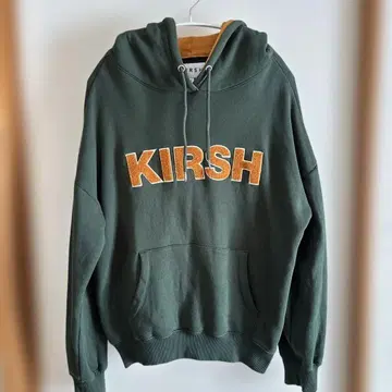 KIRSH 다크 그린 후드티 M
