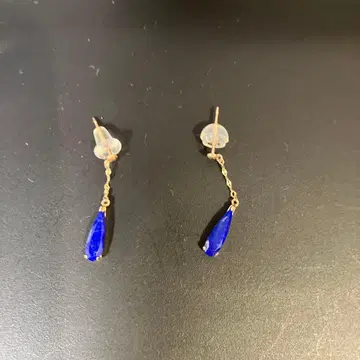 베리테 K10 라피스라줄리 드롭형 귀걸이