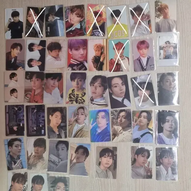 방탄 BTS 전정국 정국 포카 드볼 36장 일괄