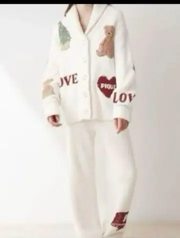 젤라또피케 홀리데이 베어 가디건